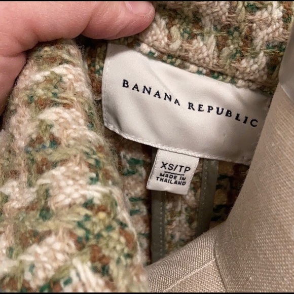 Banana Republic Vintage style Houndstooth pattern blazer - Picture 5 of 6